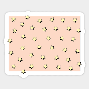 Stars Mask Pattern-Teen girl Vsco pattern Sticker